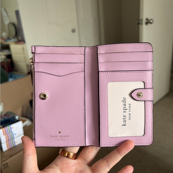 Kate Spade Pink/Lavender Leather Wallet - Picture 2 of 5